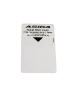 Asiga build tray cards for cleaning build tray