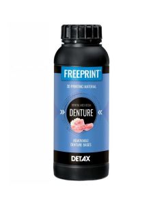 Detax 02171 Freeprint Denture Resin, Pink, 1 kg Bottle