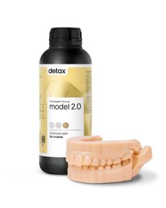 Detax 02850 Freeprint Model 2.0 Resin, Caramel, 1 kg Bottle