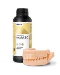 Detax 02148 Freeprint Model 2.0 Resin, White, 1 kg Bottle