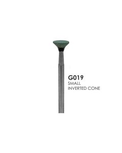 Mounted Grinding Stone, Green Small Inverted Cone